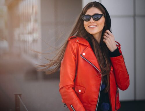 How to Style Red Leather Jacket Outfits